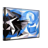Pessimism and Optimism by Giacomo Balla, canvas, view 2