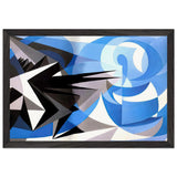 Pessimism and Optimism by Giacomo Balla, framed poster, view 2