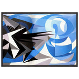 Pessimism and Optimism by Giacomo Balla, framed poster, view 3