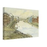 Petersburg. Fontanka. by Anna Ostroumova-Lebedeva, canvas, view 2