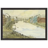 Petersburg. Fontanka. by Anna Ostroumova-Lebedeva, framed poster, view 2