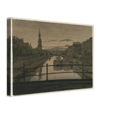 Petersburg. Kryukov Canal by Anna Ostroumova-Lebedeva, canvas, view 2