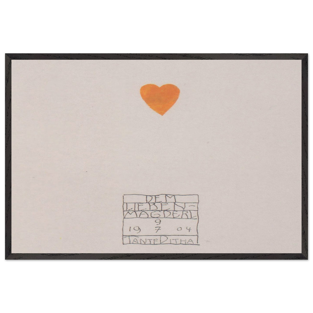 Picture Book for the Niece of Ditha Mautner von Markhof by Koloman Moser, framed poster