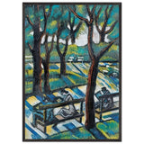 Pihenő a Parkban by Scheiber Hugó, framed poster, view 3