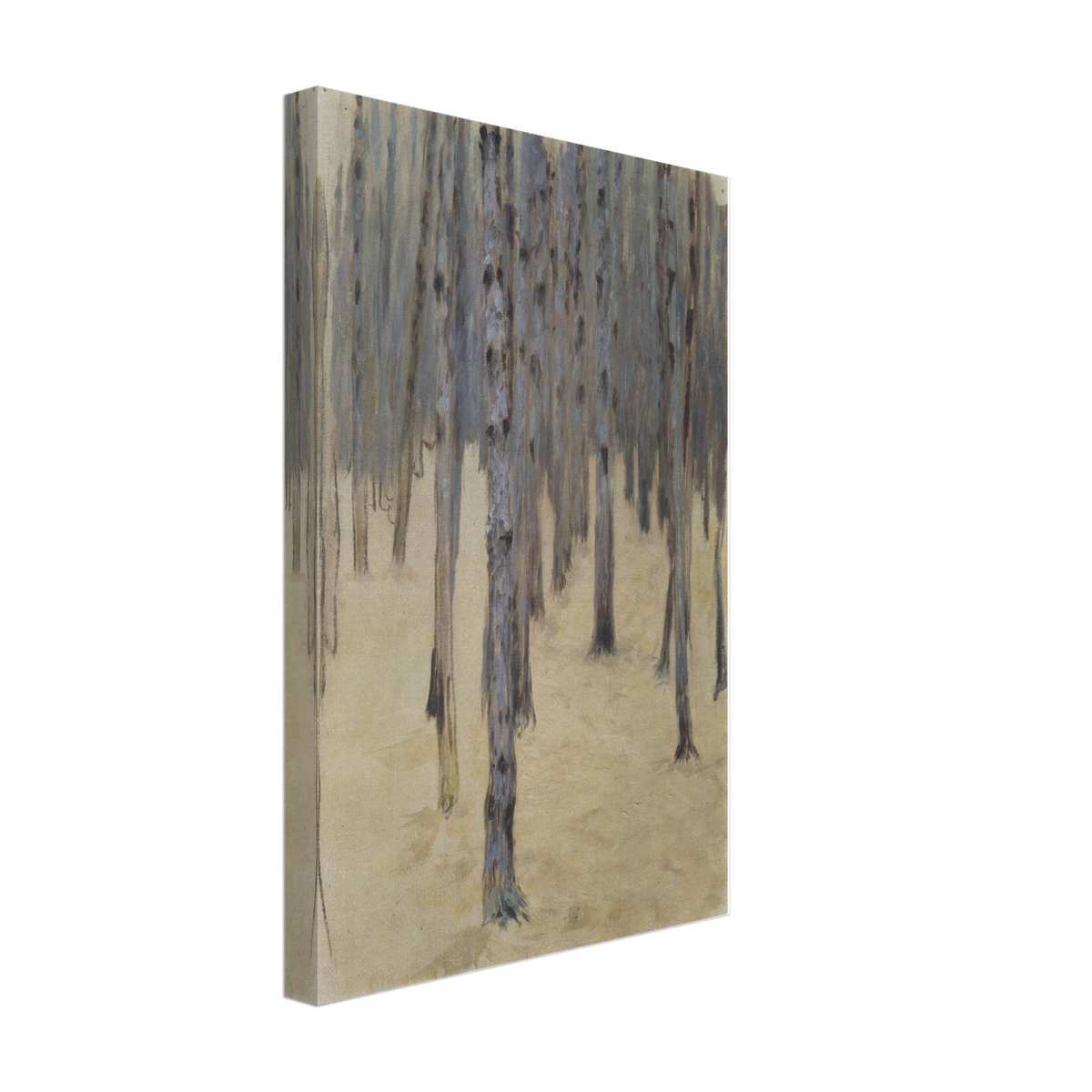 Pine Forest in Winter by Koloman Moser, canvas, view 2