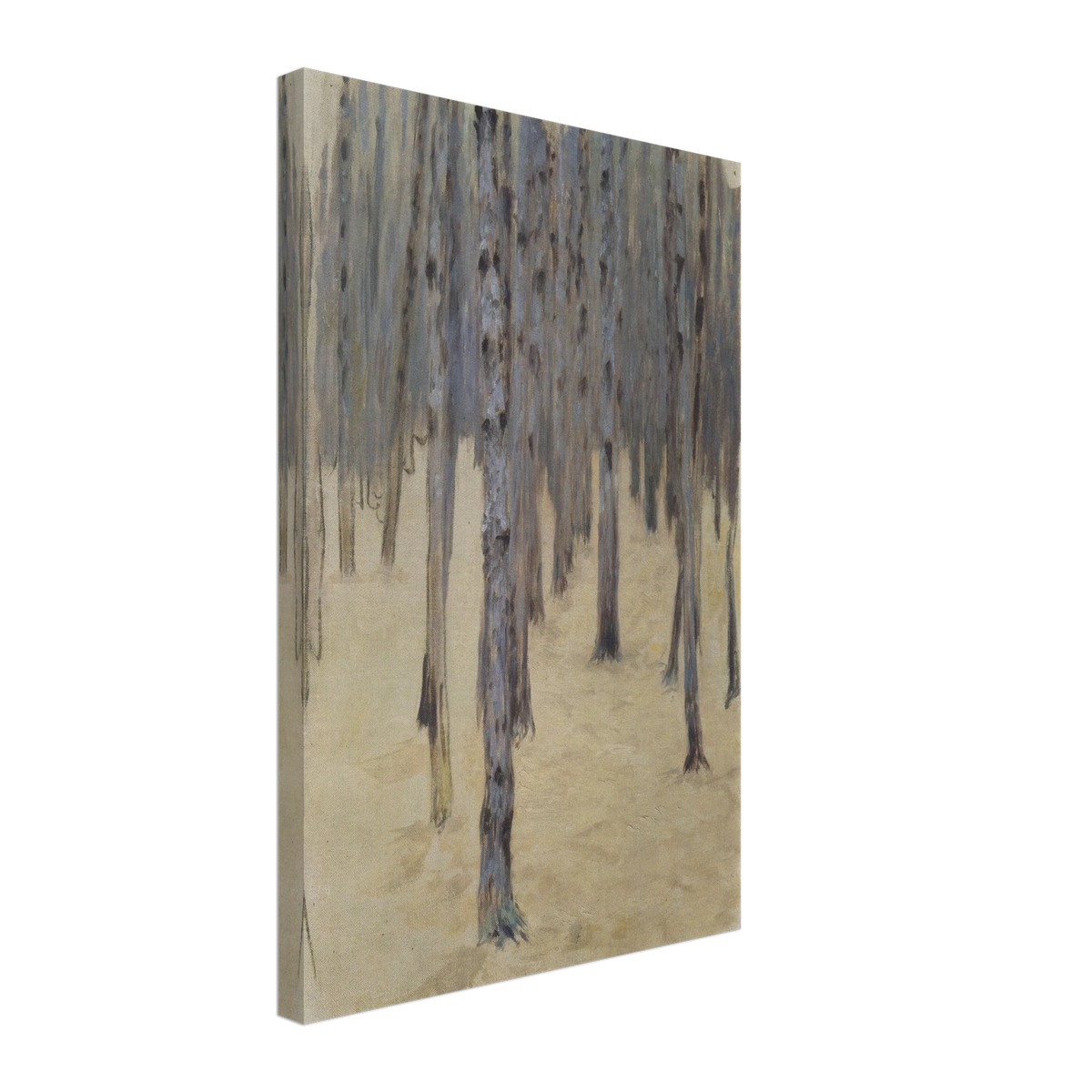 Pine Forest in Winter by Koloman Moser, canvas