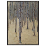 Pine Forest in Winter by Koloman Moser, framed poster, view 3