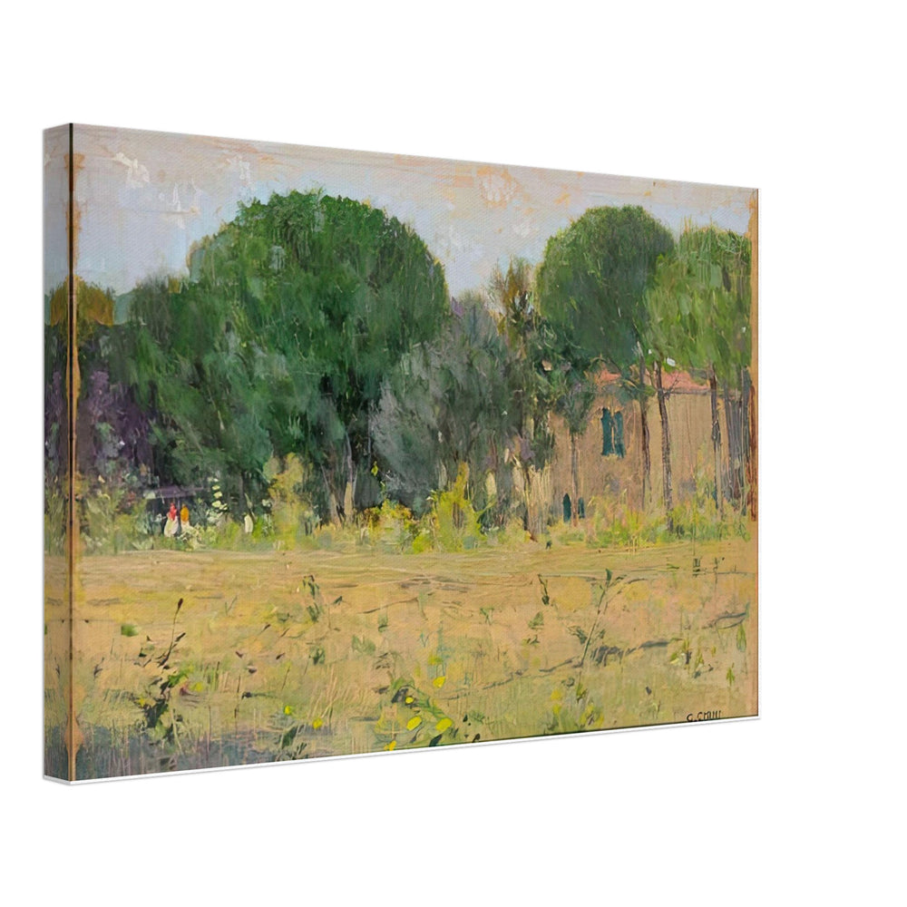 Pineta di Vareggio by Galileo Chini, canvas