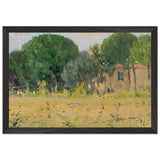 Pineta di Vareggio by Galileo Chini, framed poster, view 2