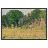 Pineta di Vareggio by Galileo Chini, framed poster