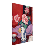 Pink Roses, Chinese Vase by Samuel Peploe, canvas