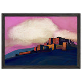 Pink Sky by Nicholas Roerich, framed poster, view 2