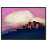 Pink Sky by Nicholas Roerich, framed poster, view 3