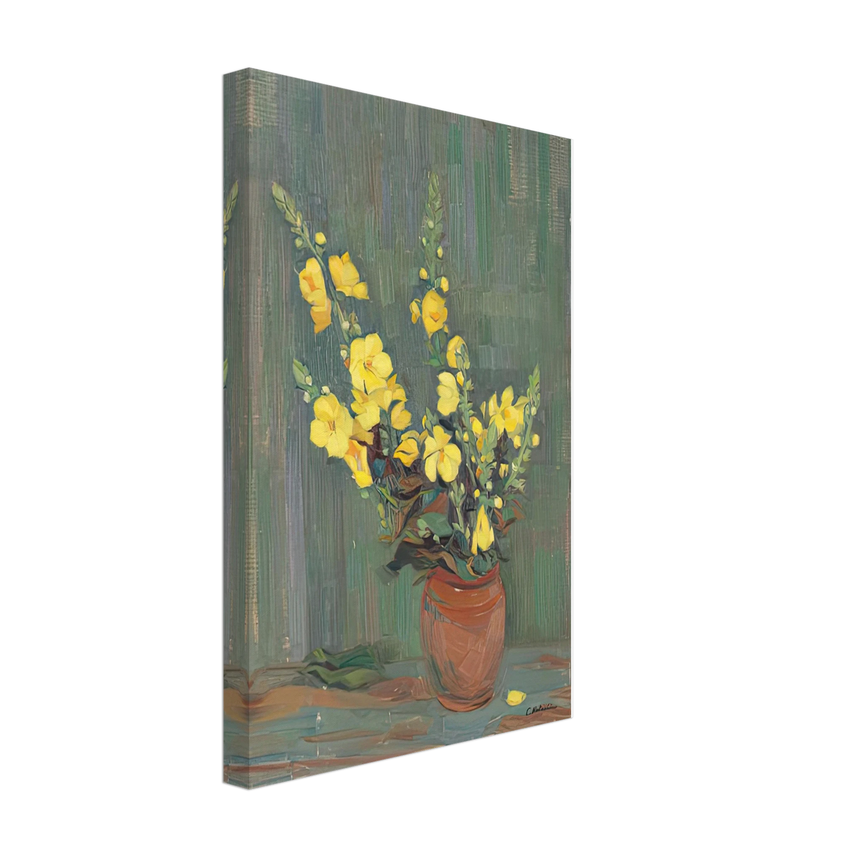 Pipkin with Mallows by Constantin Artachino, canvas, view 2