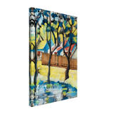 Pirostetős Ház by Scheiber Hugó, canvas