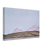 Place of Mahatmas Camp, District Kuku Nor by Nicholas Roerich, canvas, view 2
