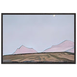 Place of Mahatmas Camp, District Kuku Nor by Nicholas Roerich, framed poster