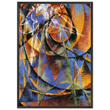 Planet Mercury passing in front of the Sun by Giacomo Balla, framed poster, view 3