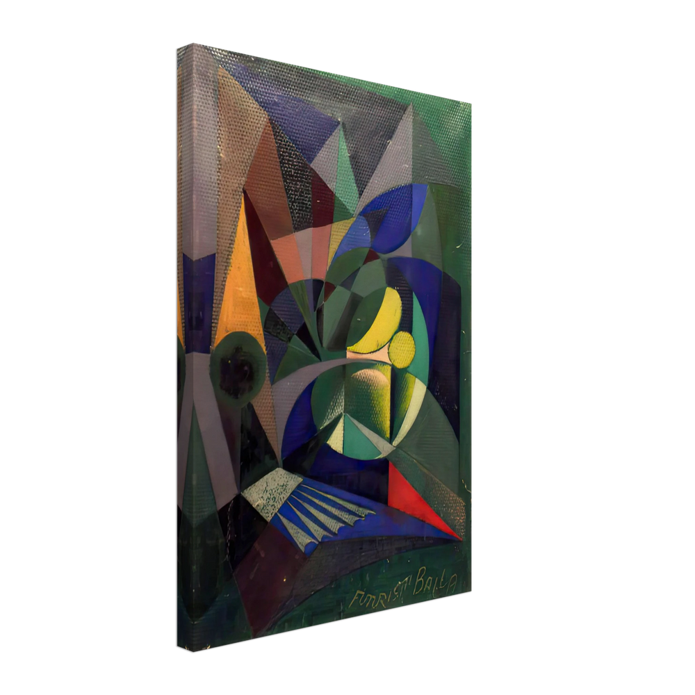 Plastic Colour by Giacomo Balla, canvas