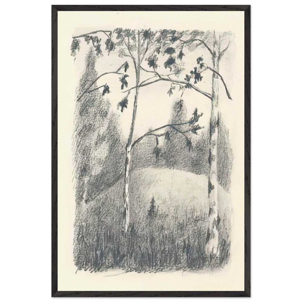 Plitnaia Hill by Nicholas Roerich, framed poster