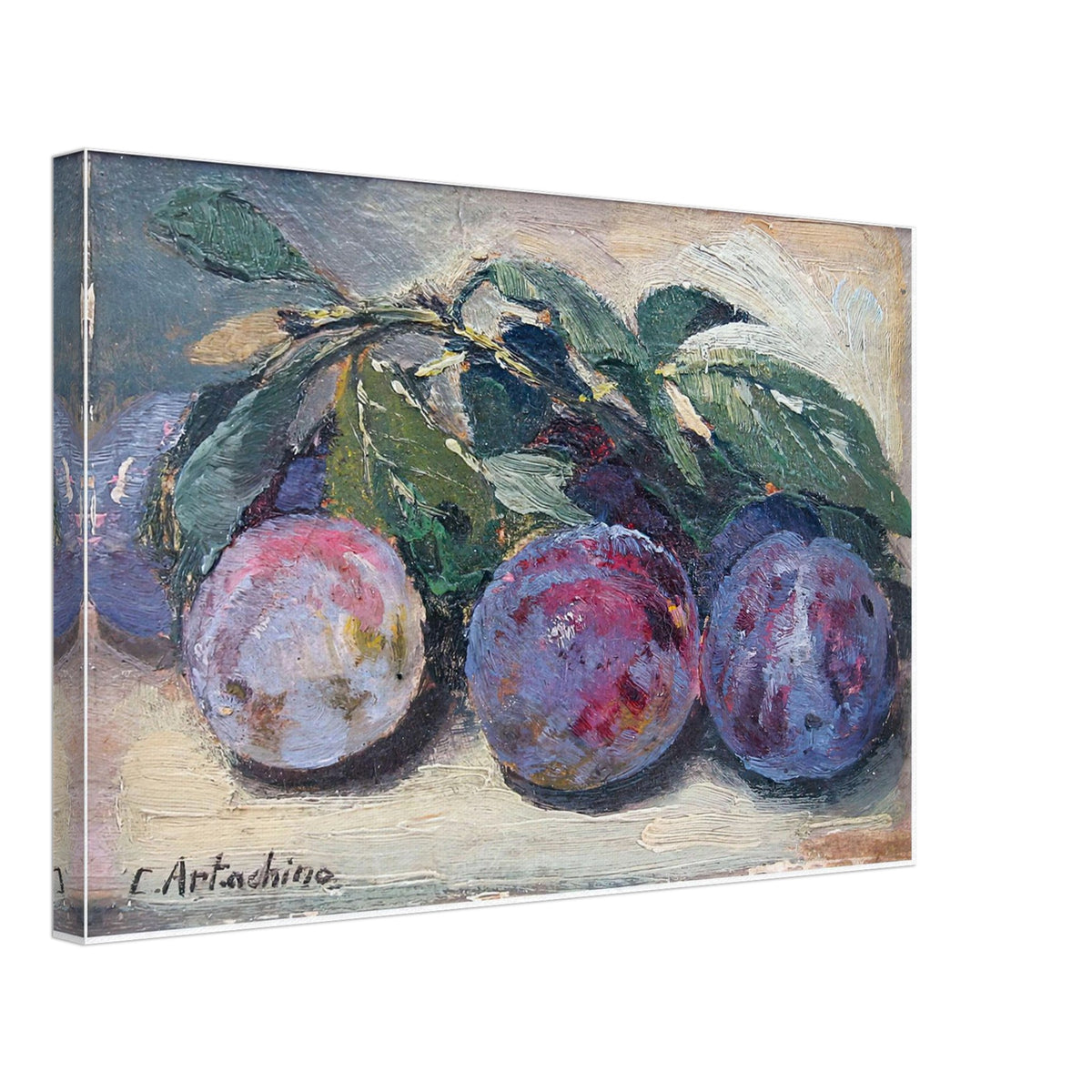 Plums by Constantin Artachino, canvas