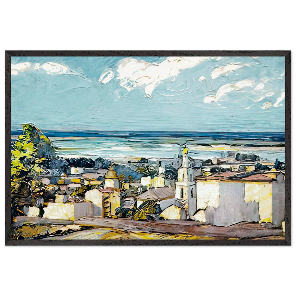 Podil by Vasyl Hryhorovych Krychevsky, framed poster