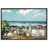 Podil by Vasyl Hryhorovych Krychevsky, framed poster