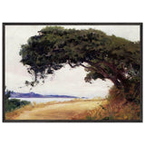 Point Lobos, Oak Tree by Guy Rose, framed poster, view 3