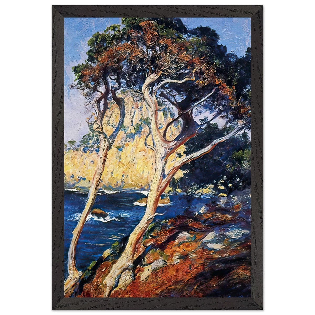 Point Lobos Trees by Guy Rose, framed poster, view 2