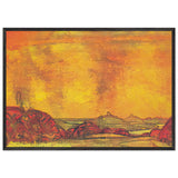 Polovtsian Camp by Nicholas Roerich, framed poster, view 3