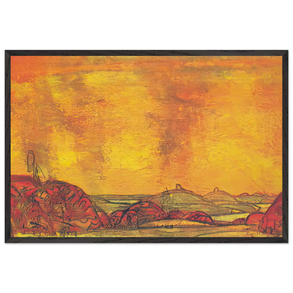 Polovtsian Camp by Nicholas Roerich, framed poster