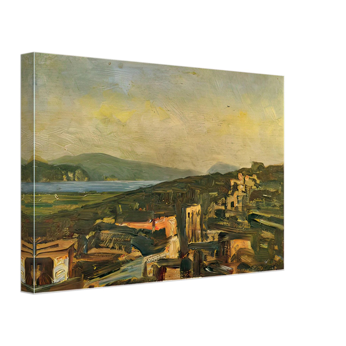 Pompei by Fujishima Takeji, canvas, view 2
