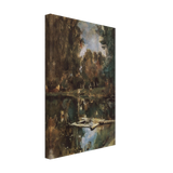 Pond in Abramtsevo by Valentin Serov, canvas, view 2