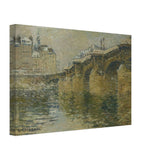 Pont Neuf in the Snow by Gustave Loiseau, canvas, view 2