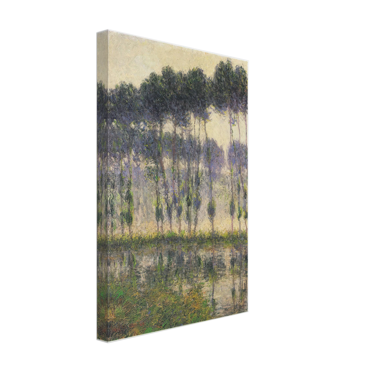 Poplars by the Eau River by Gustave Loiseau, canvas, view 2