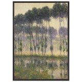Poplars by the Eau River by Gustave Loiseau, framed poster, view 3