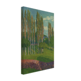 Poplars in Spring by Gustave Loiseau, canvas, view 2