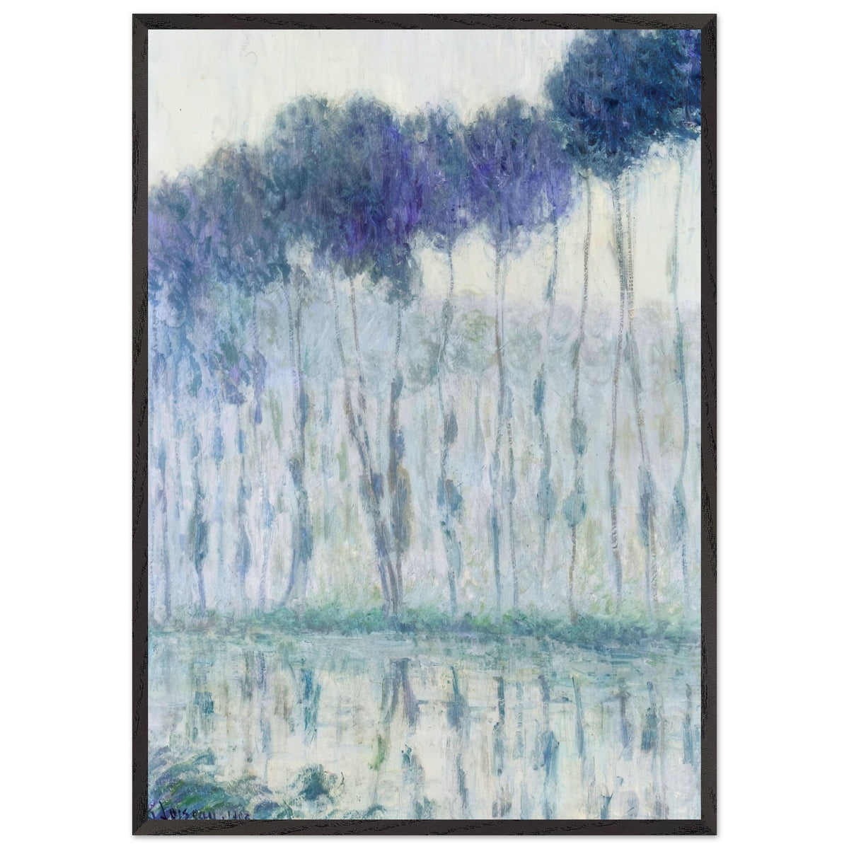 Poplars on the Banks of the Eure by Gustave Loiseau, framed poster, view 3