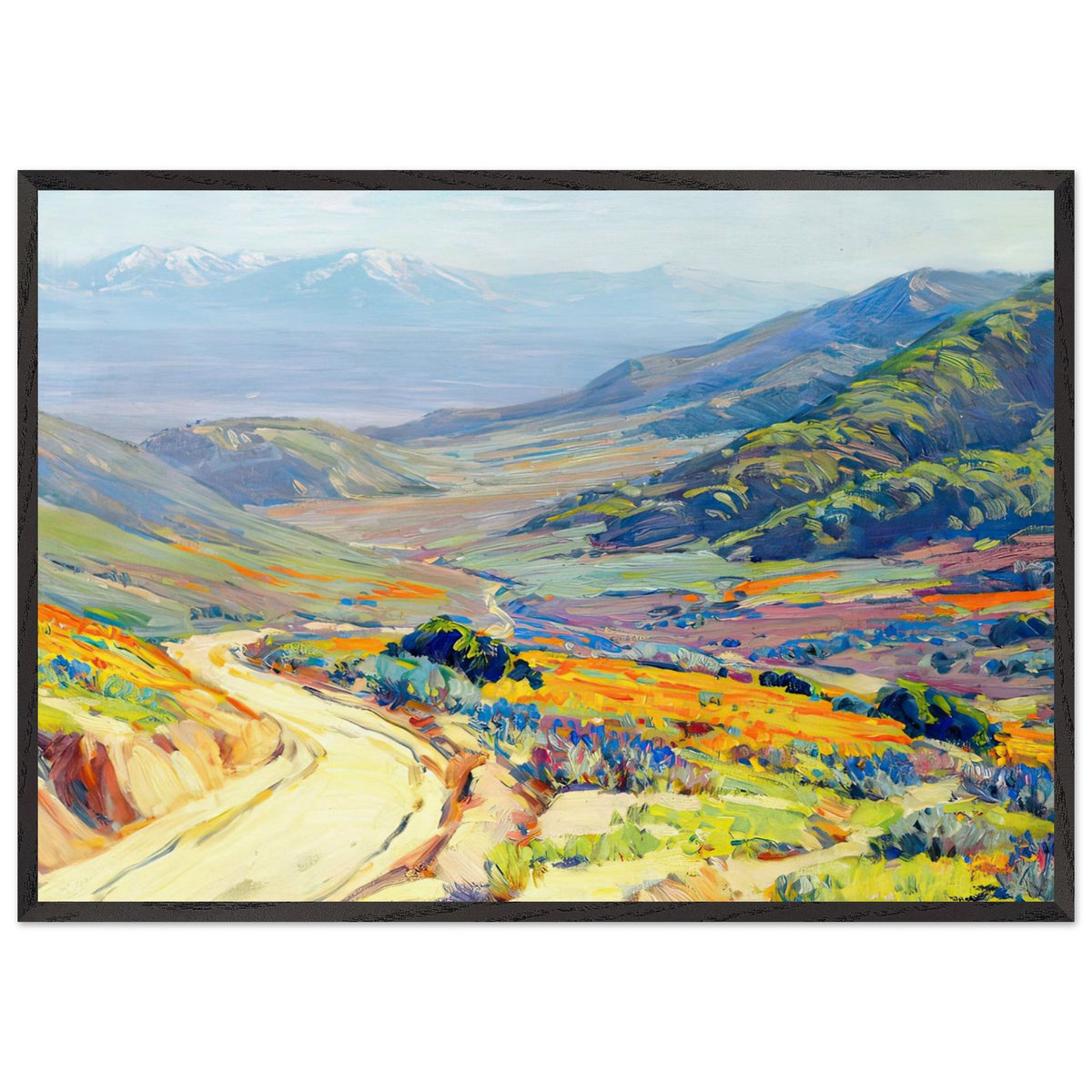 Poppies, Antelope Valley by Benjamin Brown, framed poster, view 3