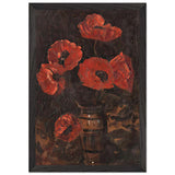 Poppies by Octav Bancila, framed poster, view 2