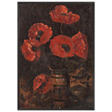 Poppies by Octav Bancila, framed poster, view 3