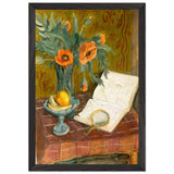 Poppy Flowers by Theodor Pallady, framed poster, view 2