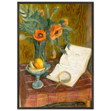 Poppy Flowers by Theodor Pallady, framed poster, view 3