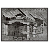 Porch of Ancient Wooden Church in Ladoga by Nicholas Roerich, framed poster, view 3