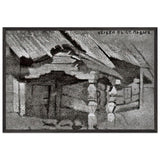 Porch of Ancient Wooden Church in Ladoga by Nicholas Roerich, framed poster