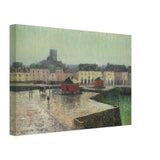 Port at Dieppe by Gustave Loiseau, canvas, view 2
