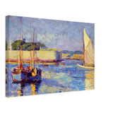 Port of Concarneau by Józef Pankiewicz, canvas