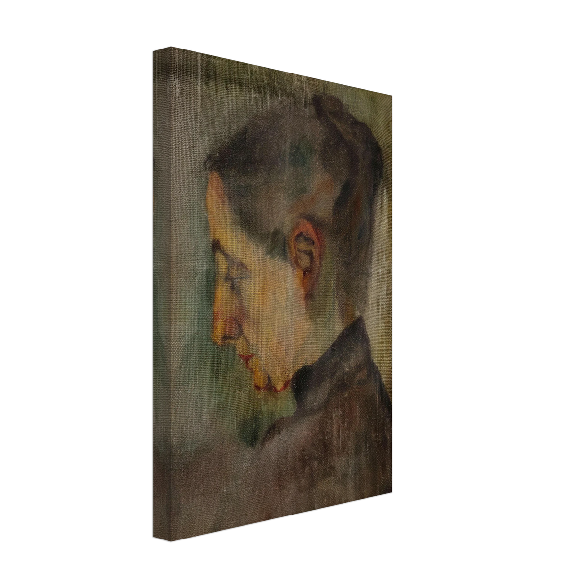Portrait of Bernard Lemaire's Mother by Suzanne Valadon, canvas, view 2