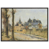 Pothius Quay in Pontoise by Gustave Loiseau, framed poster, view 3