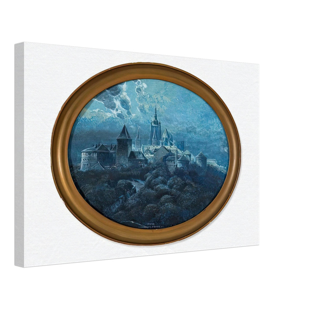 Prague Nocturne by Friedrich Frank, canvas